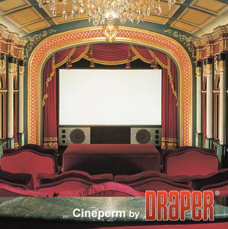 Picture of Draper DR-250126 82 in. 16-9 Cineperm Fixed Projection Screen&#44; Matte White