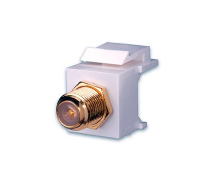 VCO-820701 F81 Keystone Insert 3 GHz Nickel - Ivory