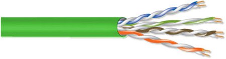 WP-4245EZGN1000 1000 ft. CAT5E Cable - Green