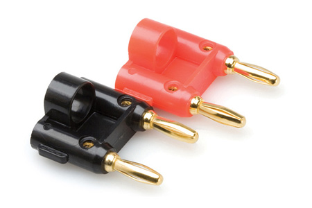 Hosa Technology HOS-BNA-100 Dual Banana Connector - 2 Piece
