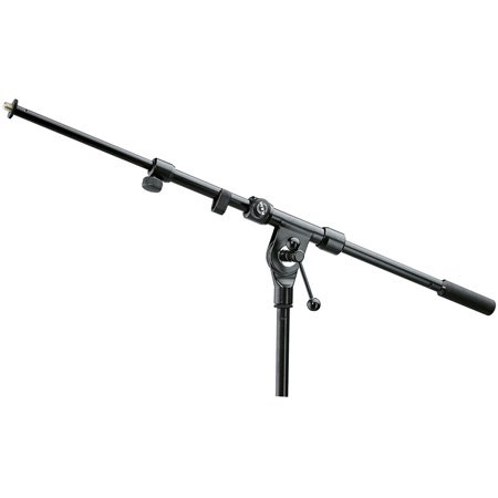 KM-2111B Telescoping 27.5 Boom Arm Mic Extension, Black - 2 Piece