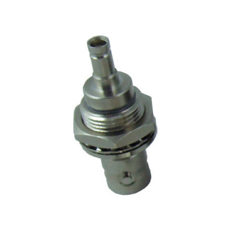 KNG-206G-034-3N DIN BNC-Jack Bulkhead Isolated - Nickel