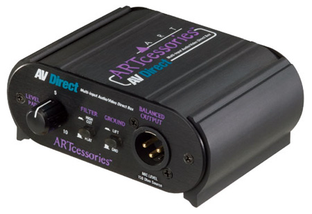 Picture of Applied Research & Technology ART-AVDIRECT AVDirect Multi-Input Audio & Video Direct Box
