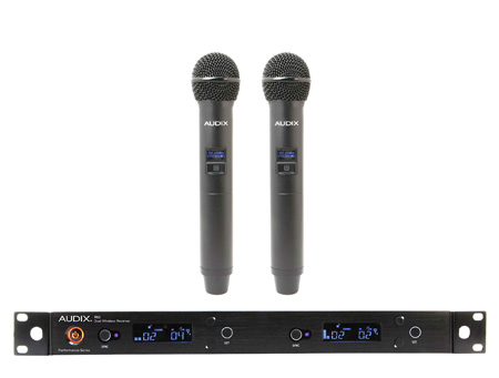 Picture of Audix AUD-AP62-OM5 Wireless Mic System with R62 Two Channel True Diversity Receiver & Two H60&#44; OM5 Handheld Transmitters