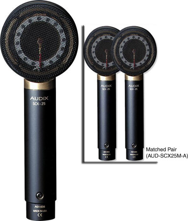 AUD-SCX25-A Patented Capsule Suspension System Condenser Mic