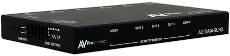 Picture of AVProConnect AC-DA14-AUHD 1 x 4 HDMI Distribution Amplifier
