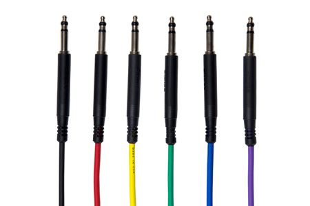 BIT-LPC4800-110 0.25 x 48 in. Long-Frame Patchcord, Black