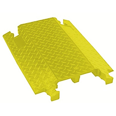 DO2-150-YW 20 in. Peterson Systems Dual Channel Cable Protector, Yellow