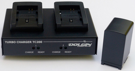 DOLG-TC200-BP827 2-Position Battery Charger for Canon VIXIA