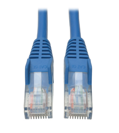 Tripp Lite TRL-N001-001-BE 1 ft. Cat5e 350MHz Snagless Molded Patch Cable - Blue