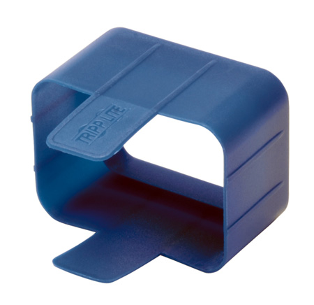 Tripp Lite TRL-PLC19BE Plug-lock Inserts Keep C20 Power Cords Solidly Connected to C19 Outlets, Blue - Pack of 100