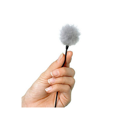 REM-MCATW Fuzzy Windscreen for Lavalier Microphones - White