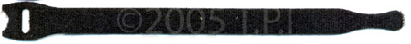 Y-05-XRL-BK 0.5 x 5 in. Hook & Loop Cable Tie, Black - Rolls of 10