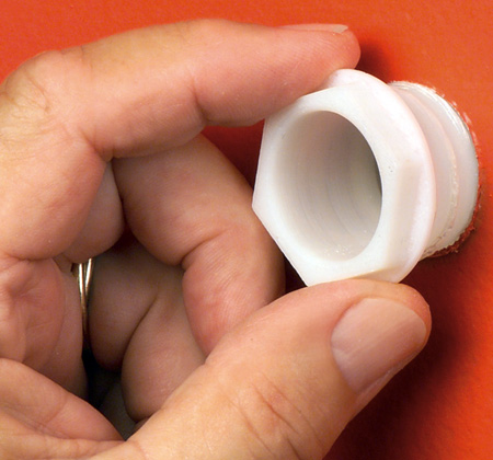 ARLWB500 0.5 in. Wallboard & Sheetrock Wire Bushing, White - Pack of 100