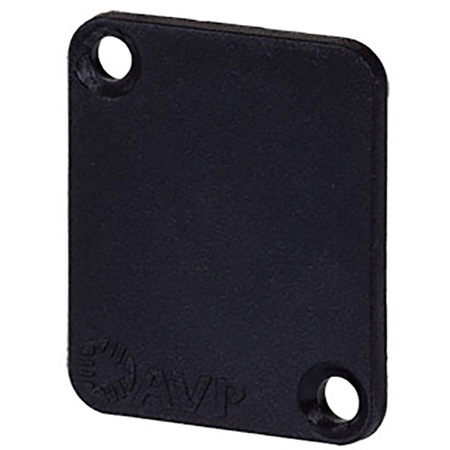 AVP-UMCP Maxxum Blank Cover Plate Black Covers One Position Adapter Plates & Hardware MIS Color-Code AV Patch Panels