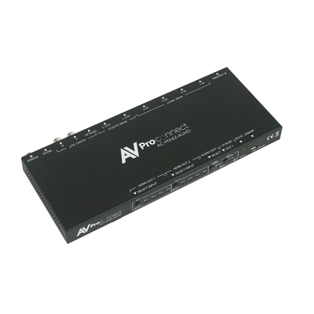Picture of AV Pro Connect AC-MX42-AUHD 18GBPS True 4K60 4 isto 4 4 x 2 Matrix & AVR Bypass HDMI Switchers