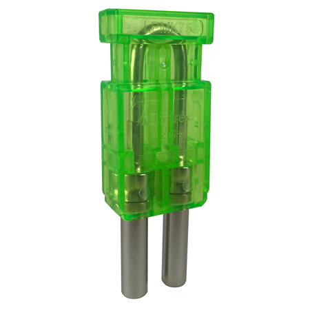 BIT-LPMK7505 12 gHz Mini-WECO 75 Ohm Video Patchbay Looping Plugs, Green