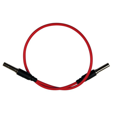 BIT-VPC1202-75 12 in. Standard WECO Patch Cable, Red
