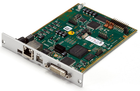 Picture of Black Box BBX-ACX1MT-DHIDC KVM Transmitter DVI-D USB HID CATx Modular Extender Card