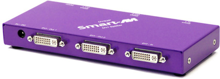 SmartAVI SAVI-DVS8PS Eight-Port DVI-D Splitter Connectors
