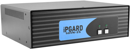 SmartAVI SAVI-SDVN-2S Secure 2 Port Single-Head DVI-I KVM Switch with 4K Support