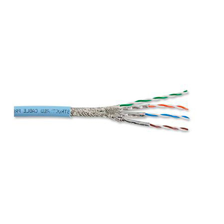 CAT7-LSZH-IB-1M 1000 ft. 10GBase 1200mHz 23 AWG Solid Ice Blue Ethernet Cable - 4 Pair