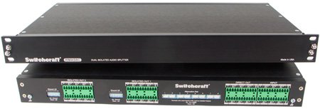 Picture of Switchcraft SW-RMAS8C Dual Isolated 8 Channel Mic Splitter with 3 Way Split