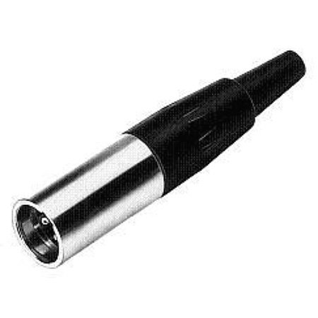 TA3MB Mini 3 Pin XLR Male Connector, Black