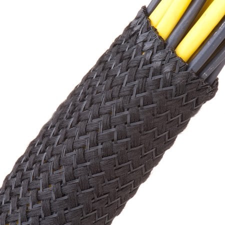 TFX-NRN100BK250 1 in. x 250 ft. Cable Sleeving, Black