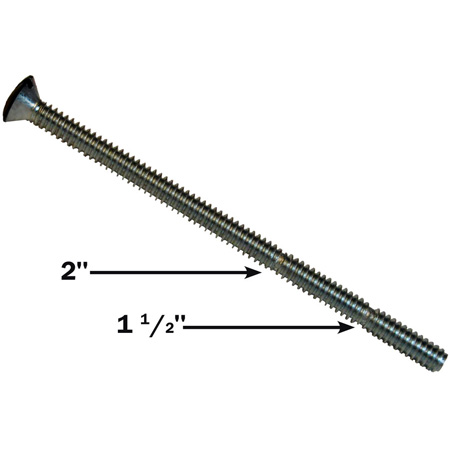 MID-212SBB 2.5 in. 100 Breakaway Screws, Black