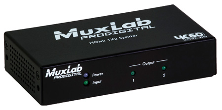 MUX-500425 4K60 Ultra HD HDMI 1 x 2 Splitter