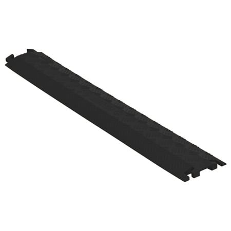CHK-FL1X15-B 3 ft. FastLane 1 Channel Drop Over Cable Protector - Black