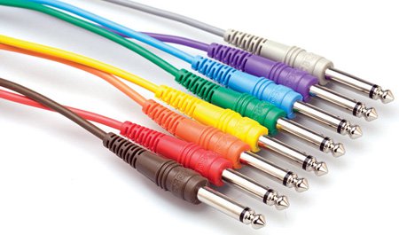 Hosa Technology CFP-830 Patchbay Cables Cord Pack - 8 Count
