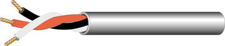 WP-25234B-1000GY 1000 ft. & 18 AWG Plenum Communication Cable, Gray