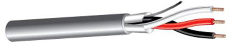 WP-25301B-1000 1000 ft. 3 Conductor 22 AWG Plenum Communication Cable