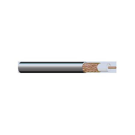 WP-825-1000 1000 ft. MiniMax 25 Gauge Solid Center Coaxial Cable, Black