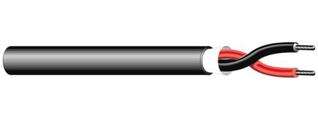 WP-AQC224 1000 ft. 18 AWG 2 Conductor Audio Cable