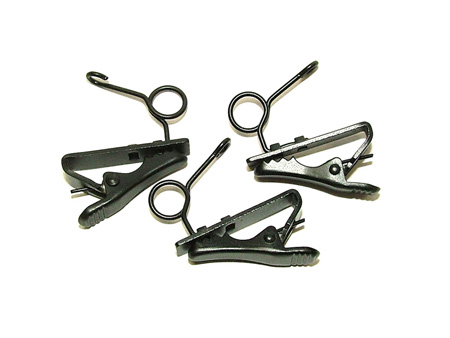 WT-TC-11 Microphone Tie Clip for 6-6.8 mm Microphones - 3 Per Pack