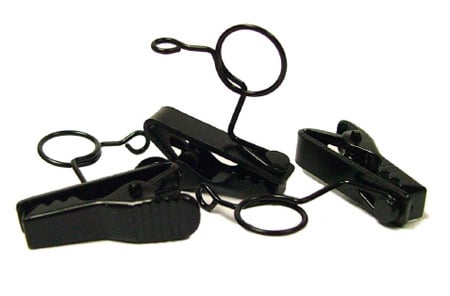 WT-TC-3 Lavalier & Lapel Mic Tie Clip - Pack of 3