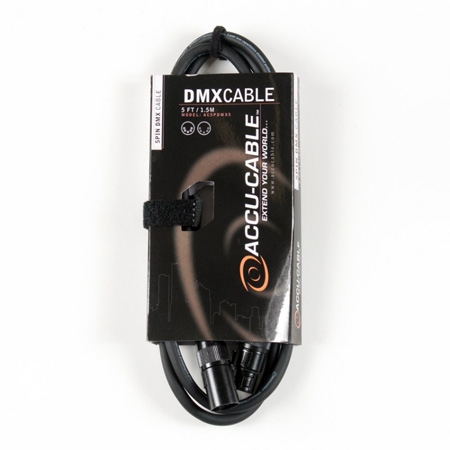 Picture of Accu-Cable AC5PDMX5 5 ft. 5 Pin DMX Cable
