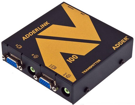 Picture of Adder ADR-ALAV100T-US Link AV100T VGA & Audio Extender - Transmitter
