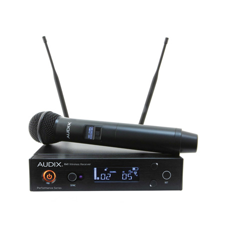 Picture of Audix AUD-AP41-OM2-A AP41 OM2 Wireless Mic System with R41 Diversity Receiver & H60&#44; OM2 Handheld Transmitter