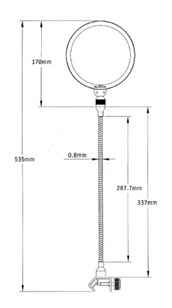 AUD-PD133 Microphone Pop Diffuser