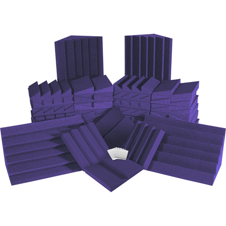 Picture of Auralex Acoustics AUR-ALPHA-PUR Roominators Kit&#44; Purple