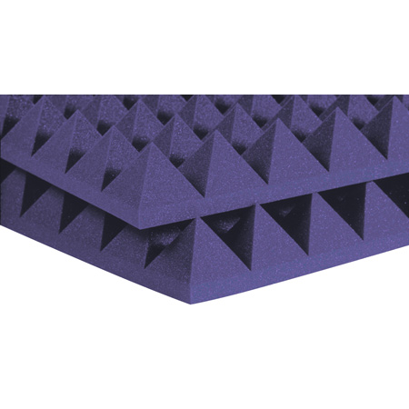 Picture of Auralex Acoustics AUR-SP2PYR22PUR 24 x 24 x 2 in. Studiofoam-22 Pyramids- Pack of 12, Purple