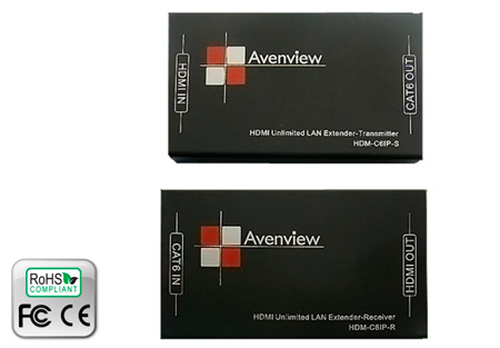 Picture of Avenview AVW-HDM-C6IP-SET Single Cat6 HDMI Extender Over IP System