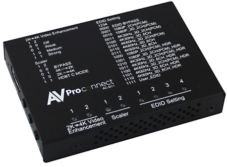 Picture of AVPro Connect AC-SC1-AUHD 18Gbps Up & Down 4K Scaler
