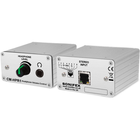 SON-CM-HPR1 Headphone Volume Control Passive RJ45 Input - Jack Output