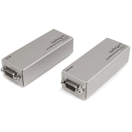ST-RS232EXTC1 Serial DB9 RS232 Extender Over Cat 5 Up to 3300 ft., Silver