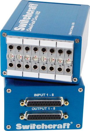 SW-1625 StudioPatch 16 Patch Points to DB25 with Programmable Grounds